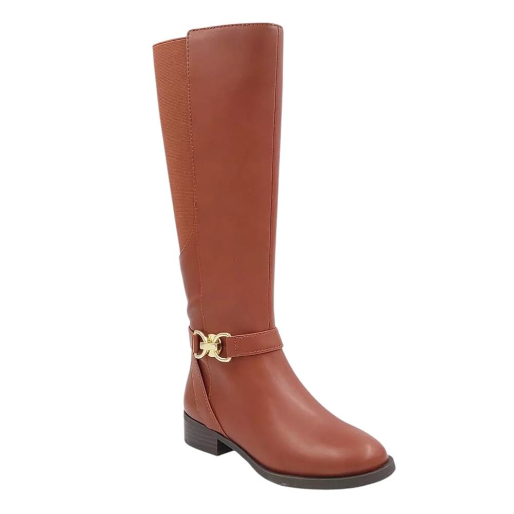 INC Women's Faron Knee High Riding Boots Brown Size 7